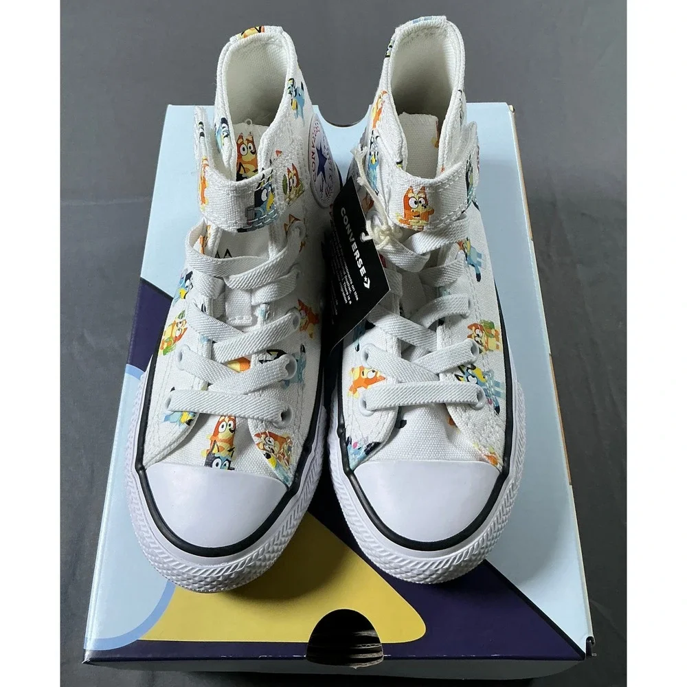 Converse Bluey Chuck Taylor All Star High Top Youth 11 White A16463F Sneaker